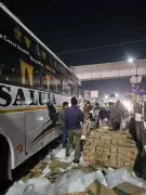 Indore Police Seize Rs 7.5 Lakh Illicit Liquor Consignment from Bus
