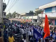 Kalaburagi: Samvidhana Rakshana Samithi's 'Bheemanade' March Draws Thousands in Chittapur