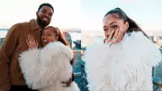 Karl-Anthony Towns Proposes to Jordyn Woods on Christmas Day After Knicks Win