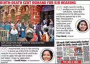 Kolkata Sees Rush for Birth-Death Certificates Ahead of SIR Hearing; KMC Adds Counters