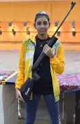 Madurai Teen K Divya Wins Double Gold at 69th National School Games Shooting