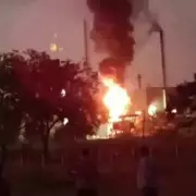 Major Fire at Rubamin Company in Halol After Furnace Oil Tank Blast