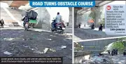 Nagpur Flyover Construction Chaos: Kadbi-Mominpura Stretch Turns Hazardous