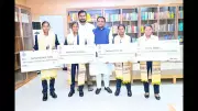 Odisha CM Felicitates 4 Blind Women Cricketers with Rs 11 Lakh Each