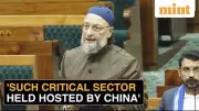 Owaisi Slams Govt Over Rising China Fertilizer Imports, Fake Notes in Parliament