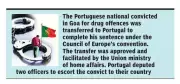 Portuguese Drug Convict Transferred to Portugal After 11 Years in Goa Jail