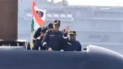 President Murmu Embarks on Historic Submarine Sortie at Karwar Naval Base