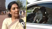 Renuka Chaudhary Sparks Parliament Row by Bringing Stray Dog Inside
