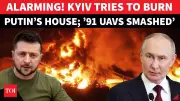Russia Claims 91 Drones Downed After Alleged Attack on Putin's Home; Kyiv Denies