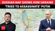 Russia Releases Map of Alleged Ukrainian Drone Attack on Putin's Secret Home