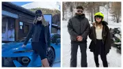 Sana Raees Khan's Swiss Trip: Work, Ice-Driving & Star-Studded Meetups