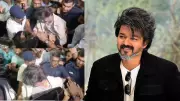 Thalapathy Vijay Stumbles, Mobbed at Chennai Airport After Malaysia Event