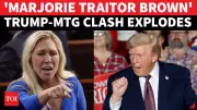 Trump Dubs Ex-Ally Marjorie Taylor Greene 'Marjorie Traitor Brown' at Rally