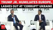 Trump Jr. Declares End to 'Blank Checks' for Ukraine, Slams Zelensky & EU at Doha Forum