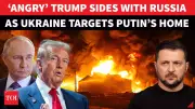 Trump 'Very Angry' After Ukraine Drone Attack Targets Putin's Residence