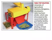 UAS-B Develops Tabletop Machine to Shell 60kg Avarekai Pods Per Hour