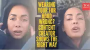 Viral Hack Reveals Correct Way to Wear Fur Hoods: Internet Debates Fashion vs Function