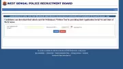 WBPRB Releases Kolkata Police Constable Admit Cards for Dec 21 Exam