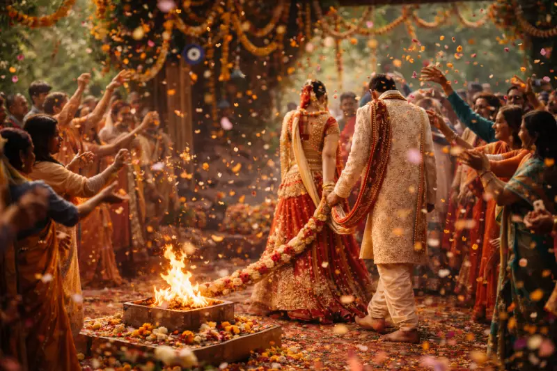 4 vs 7 Pheras: The Spiritual Meaning Behind the Sacred Fire Rounds in Hindu Weddings