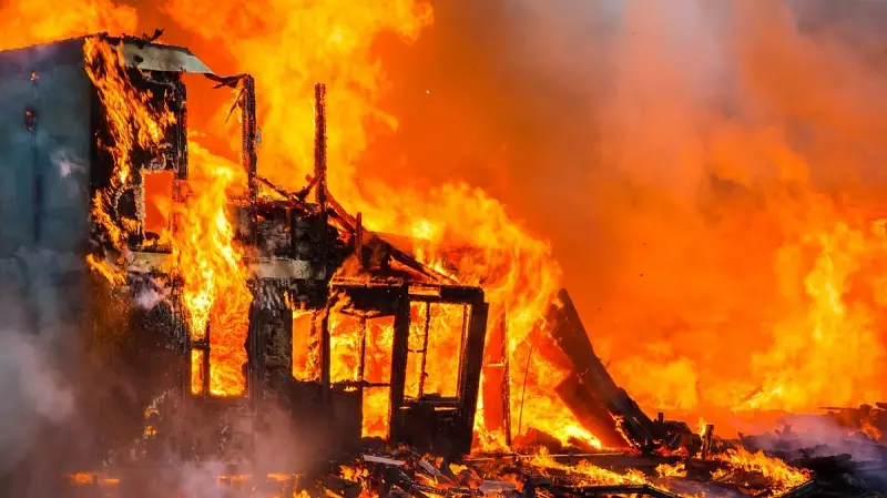 40 Tribal Thatched Houses Destroyed in Andhra Pradesh Fire