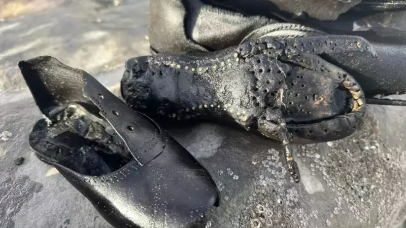 400+ Victorian Boots Mysteriously Wash Ashore on Welsh Beach, Baffling Locals