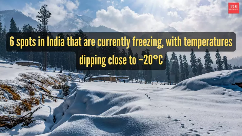 6 Indian Spots Freezing at -20°C: Kargil, Dras, Spiti Valley Shiver