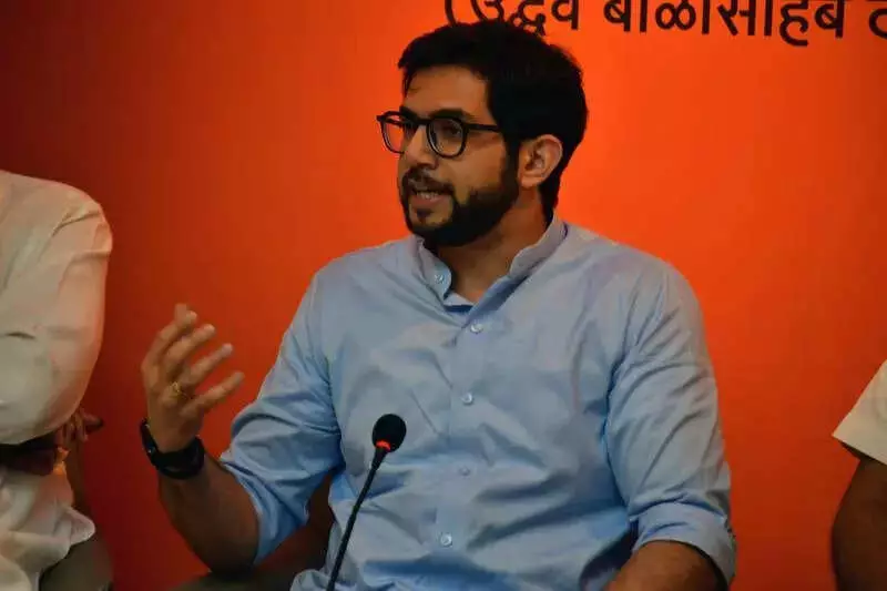 Aaditya Thackeray Slams Shinde Sena as 'Liars' Over Balasaheb Statue Credit