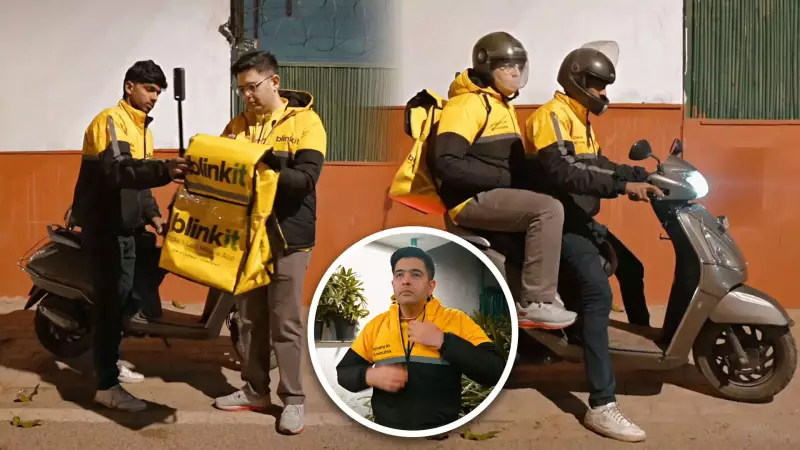 AAP MP Raghav Chadha Works as Blinkit Delivery Agent, Exposes Gig Worker Plight