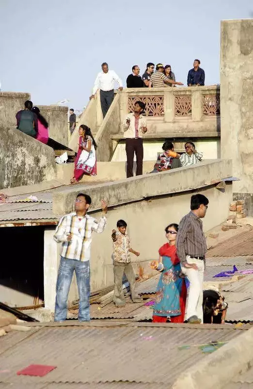 Ahmedabad's Walled City Terraces in High Demand for Uttarayan Celebrations