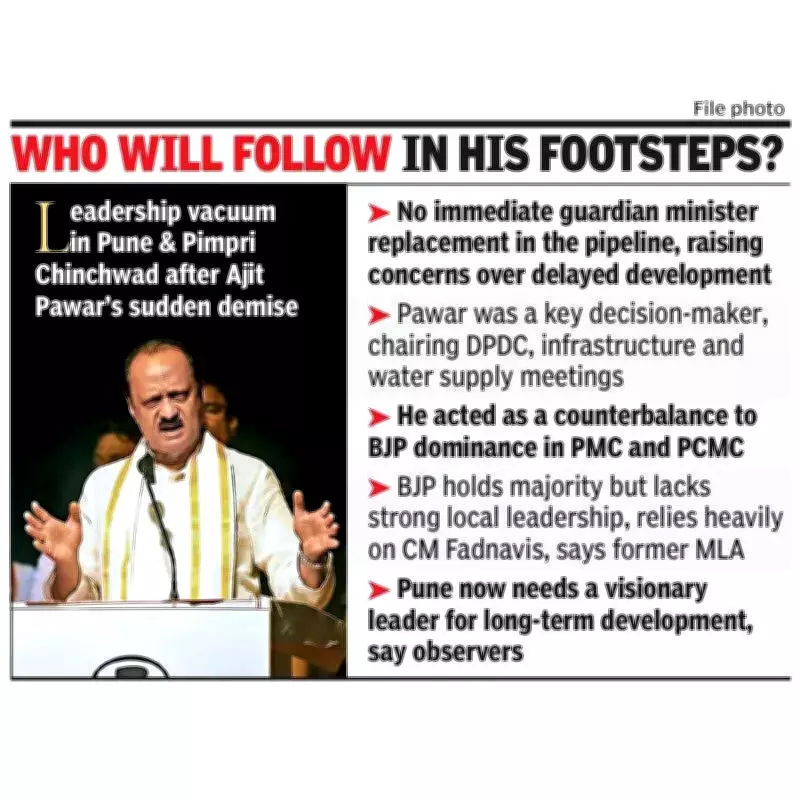 Ajit Pawar's Demise Creates Political Void in Pune, Development Pace at Risk