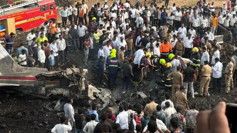 Ajit Pawar's Learjet Crashes After 35-Minute Flight, All 5 On Board Killed