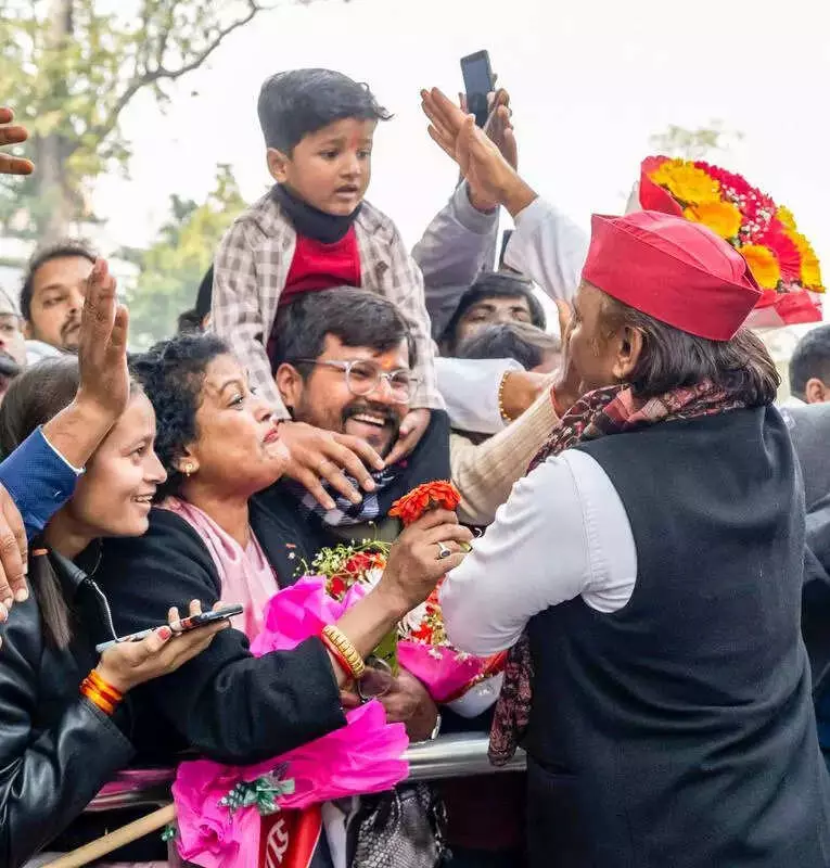 Akhilesh Yadav Slams BJP, Outlines SP's Vision for 2027 in Lucknow Address