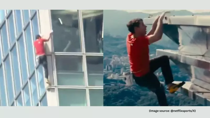 Alex Honnold's Free Solo Climb of Taipei 101 Stuns World, Streamed Live on Netflix