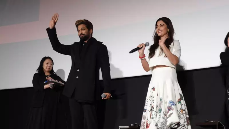 Allu Arjun Wows Japan with Pushpa 2 Dialogue at Tokyo Premiere, Crowd Goes Wild