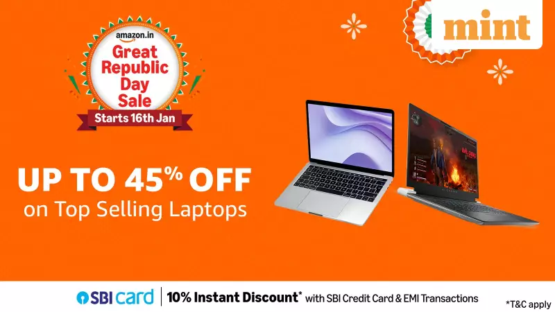 Amazon Republic Day Sale Slashes Laptop Prices: Up to 45% Off on MacBook, HP, Dell