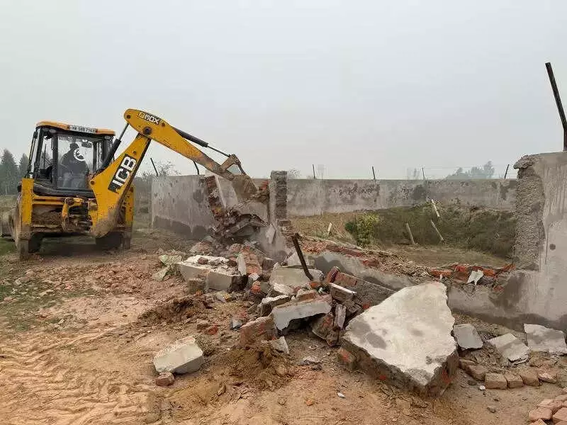 Ambala Cracks Down: 6 Illegal Colonies Demolished Across 21.5 Acres