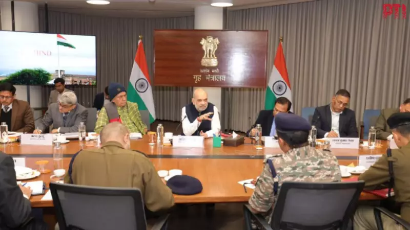 Amit Shah Orders Mission Mode Crackdown on Terror Infrastructure in J&K