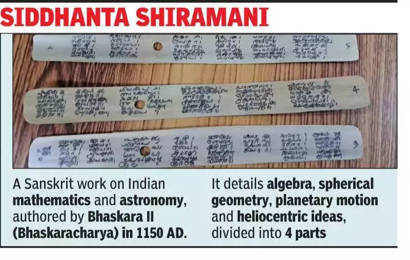 Ancient Manuscript Reborn: AI & 3D Tech Revives Bhaskaracharya's Work in Kolkata
