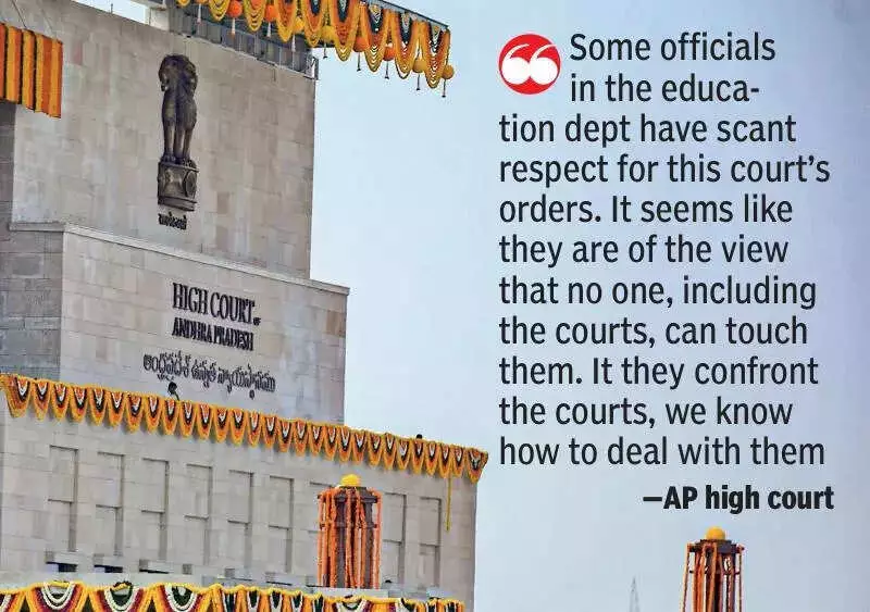 Andhra HC Initiates Contempt Against SSA Official for Defying Court Orders