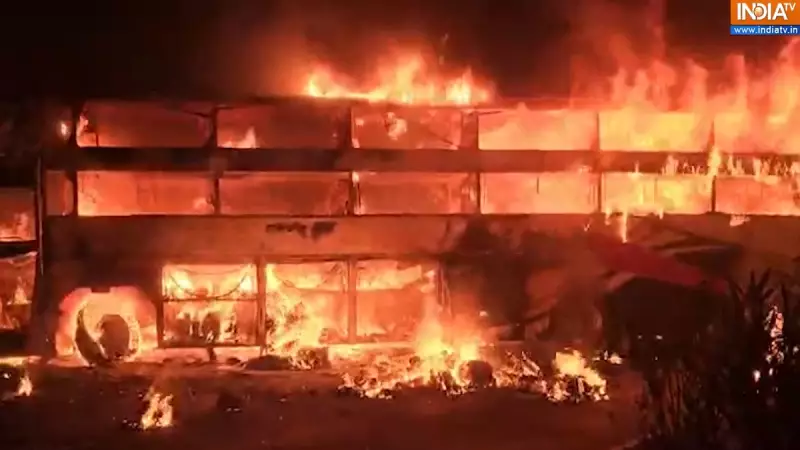 Andhra Pradesh Bus Tyre Burst Causes Fatal Crash in Nandyal District