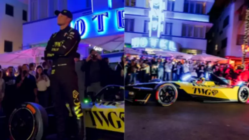 Andretti Formula E Team Thrills Miami with Ocean Drive Show Run Ahead of Home Race