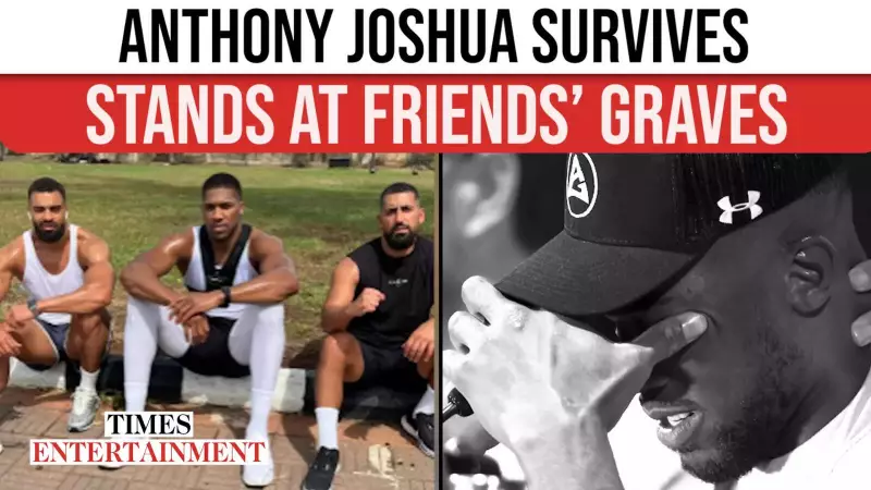 Anthony Joshua Discharged, Visits Friends' Graves After Fatal Nigeria Crash