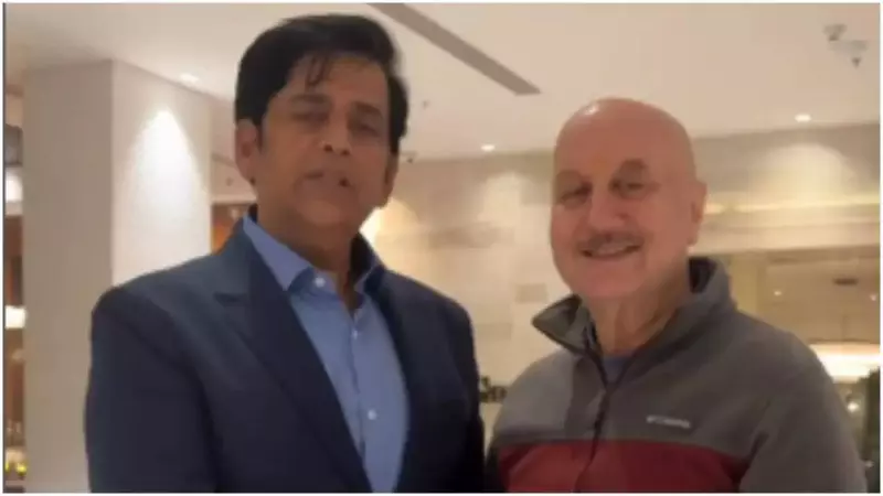 Anupam Kher Celebrates 550th Film & Welcomes Ravi Kishan in 'Khosla Ka Ghosla 2'
