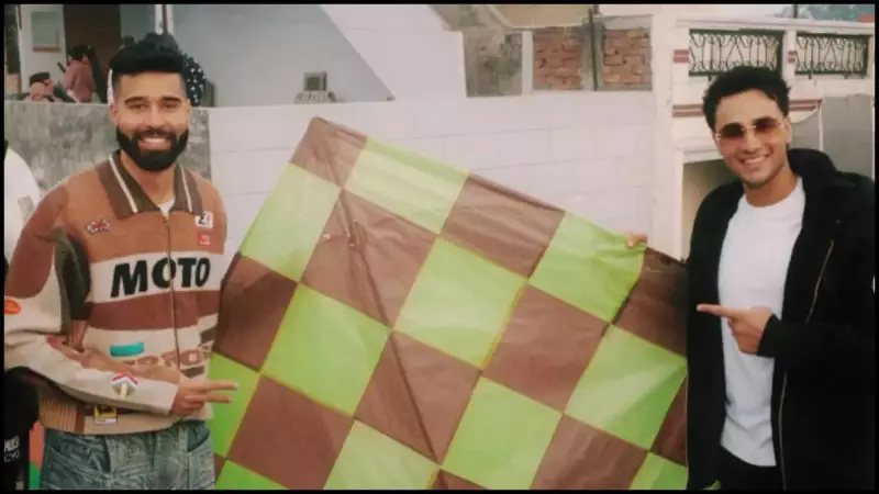 AP Dhillon and Abhishek Sharma Celebrate Lohri with Kite Flying in Chandigarh