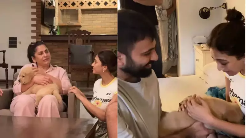 Archana Puran Singh's Son Surprises Family with New Dog 'Sugar' in Heartwarming Vlog