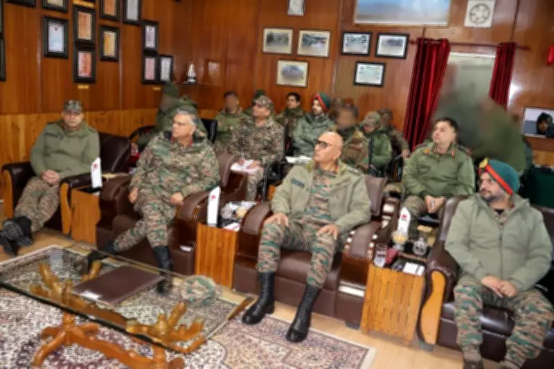 Army Commander Reviews Counter-Terror Grid in J&K's Kishtwar Amid Ongoing Gunfight