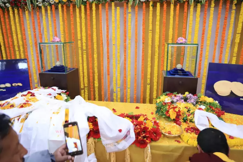 ASI Unveils Rare 3rd Century BC Buddhist Relic at Lalitgiri Ceremony in Odisha