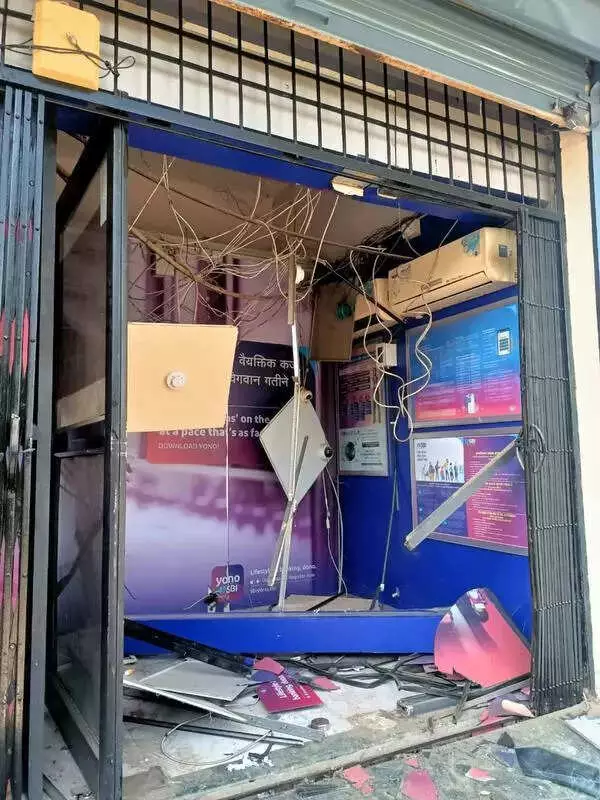 ATM Heist in Satana: Burglars Steal Rs 16 Lakh After Yanking Out Cash Dispenser
