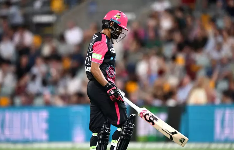 Babar Azam's BBL Struggles Continue With Another Low Score in Sydney Sixers Win
