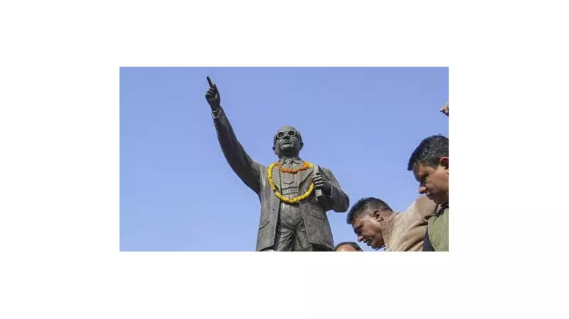 Babasaheb Ambedkar Statue Vandalized in Uttar Pradesh's Sonbhadra District